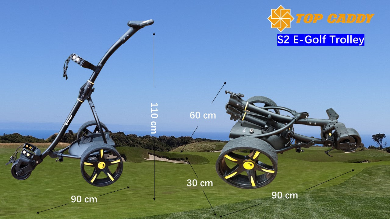 TopCaddy S2 Electric Golf Buggy Lithium Battery(36 Holes)